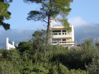 Villa from the Copse