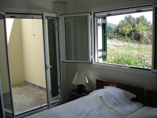The view from the twin room