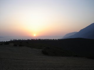 View facing West